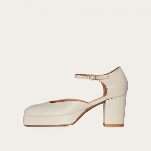 Miri Heels, alabaster